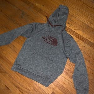 The North Face sweatshirt